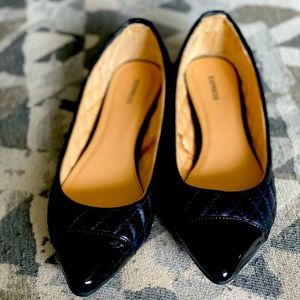 Express size 9 black flat